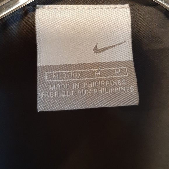 Nike Medium Retro 70s Athletic Lightweight Embroidered Lined Track Jacket Gray - Picture 4 of 7